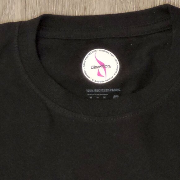 Black T-shirt with IMAGINE print - Picture 3 of 4